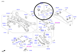 Arka Denge Kolu Sol Hyundai Tucson/Kia Sportage 2015-2020 55270H3000