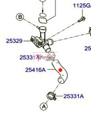 Radyatör Üst Hortum Hyundai İ20 2014-2020 25411C8050