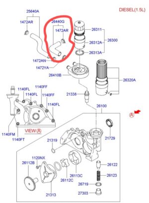 Yağ Besleme Hortumu Hyundai/Kia 2644027002